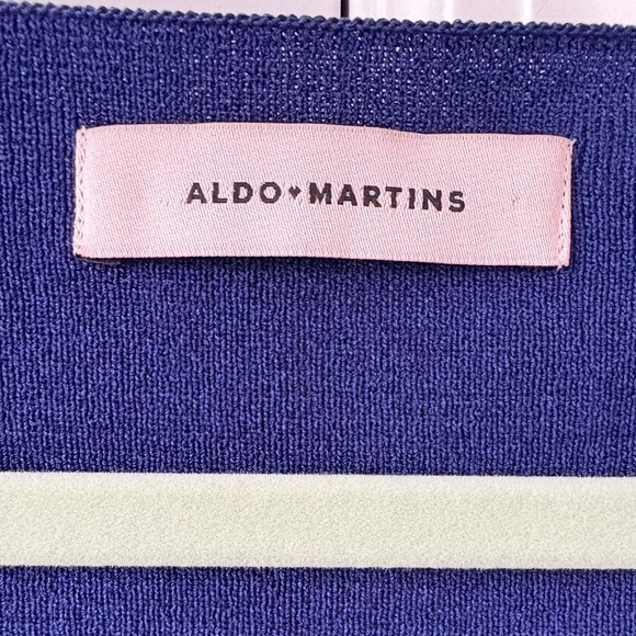 Aldo Martins Royal Blue Cropped Cardigan - Picture 5 of 9